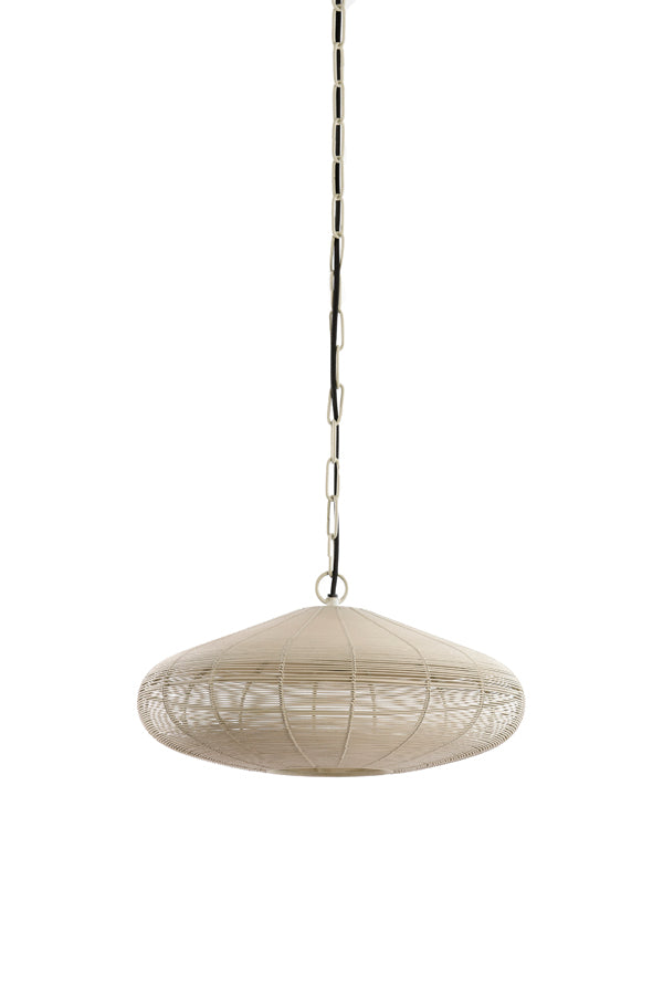 Hanging lamp 40x18 cm BAHOTO matt cream