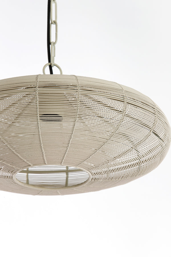 Hanging lamp 40x18 cm BAHOTO matt cream