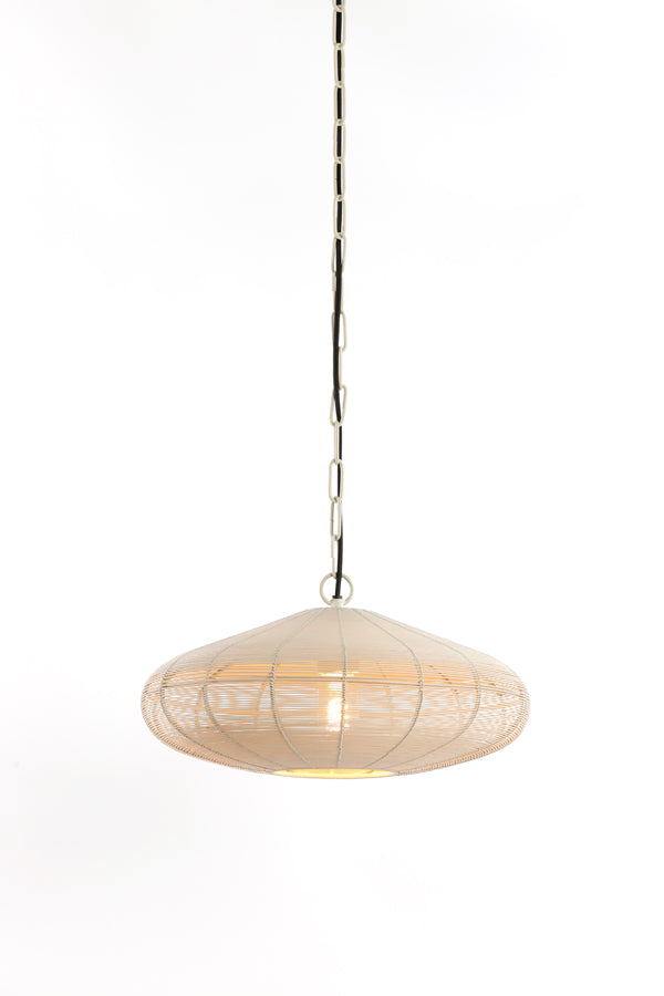 Hanging lamp 40x18 cm BAHOTO matt cream
