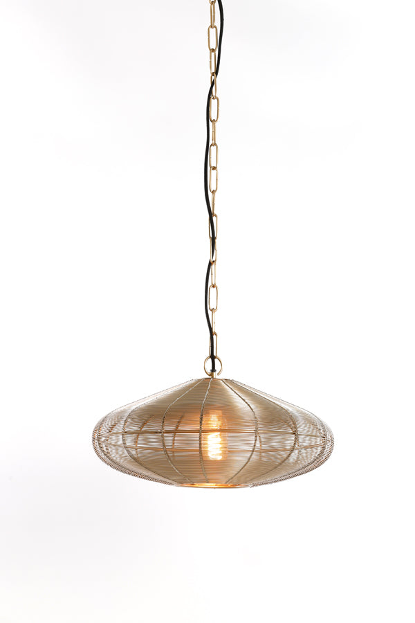 Hanging lamp 40x18 cm BAHOTO light gold