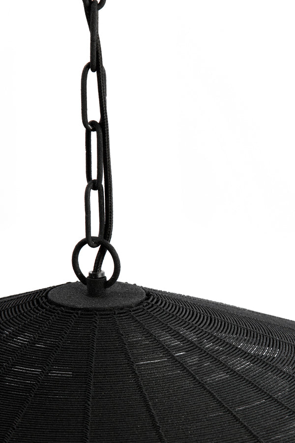 Hanging lamp 51x20 cm BAHOTO matt black
