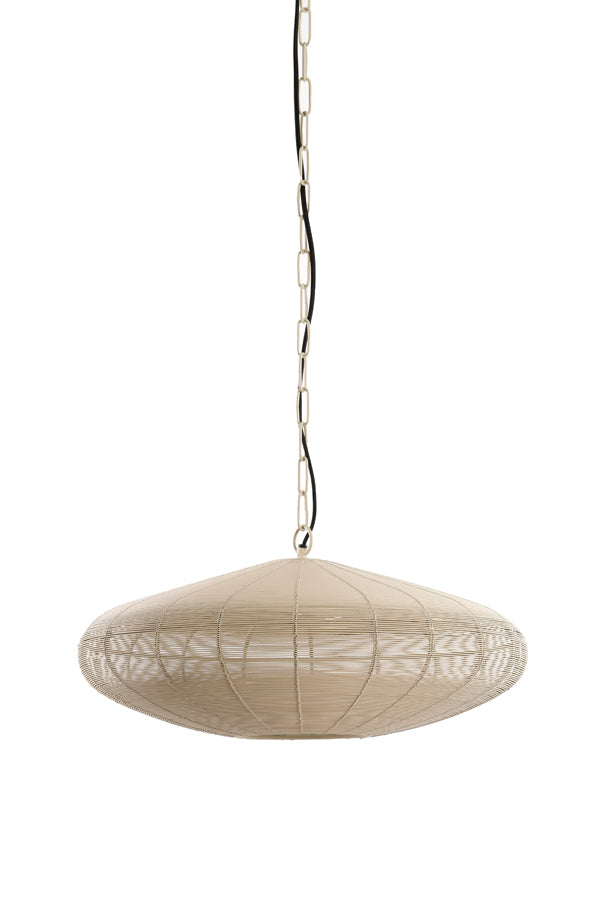 Hanging lamp 51x20 cm BAHOTO matt cream