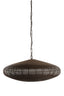 Hanging lamp 51x20 cm BAHOTO matt dark brown