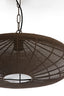 Hanging lamp 51x20 cm BAHOTO matt dark brown