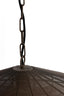 Hanging lamp 51x20 cm BAHOTO matt dark brown