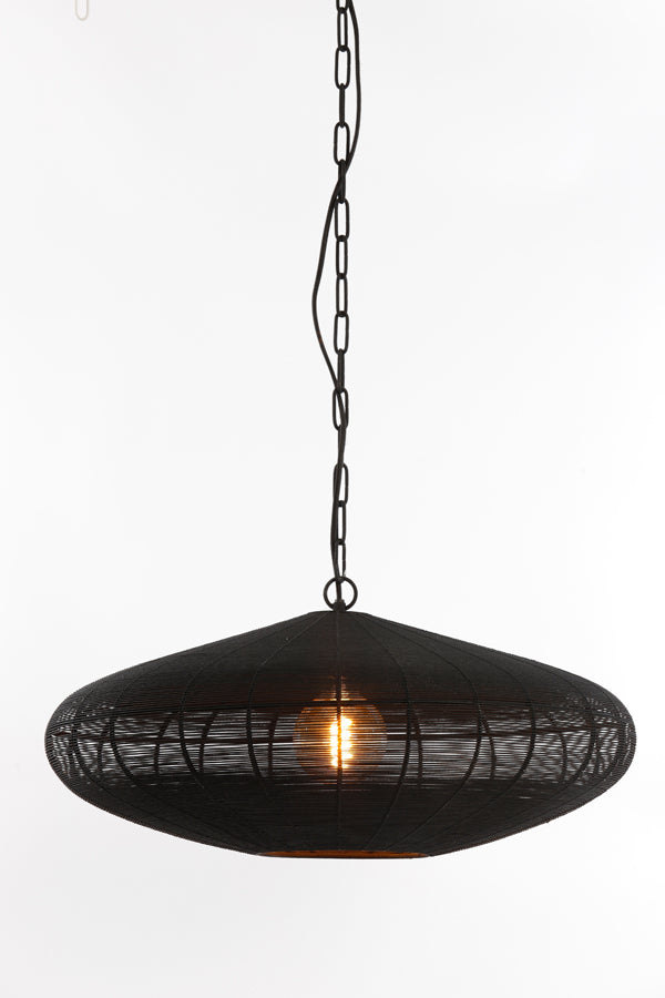 Hanging lamp 60x23 cm BAHOTO matt black