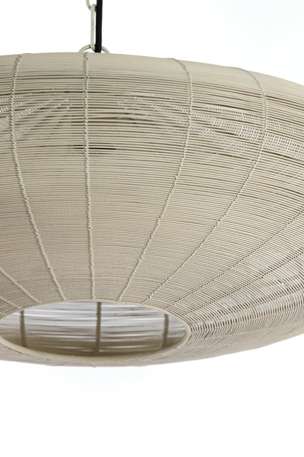 Hanging lamp 60x23 cm BAHOTO matt cream