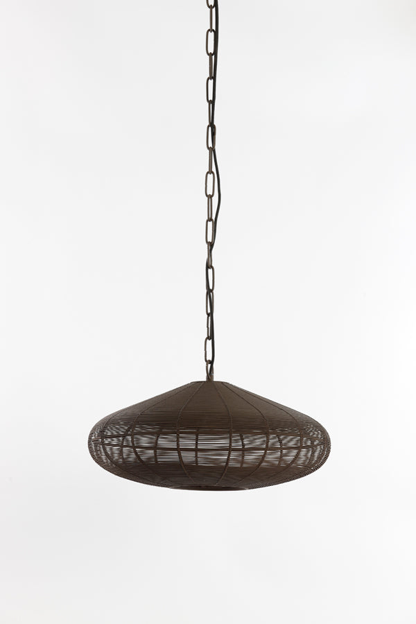 Hanging lamp 60x23 cm BAHOTO matt dark brown