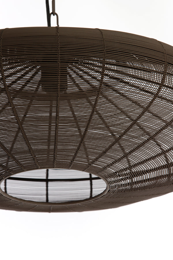 Hanging lamp 60x23 cm BAHOTO matt dark brown