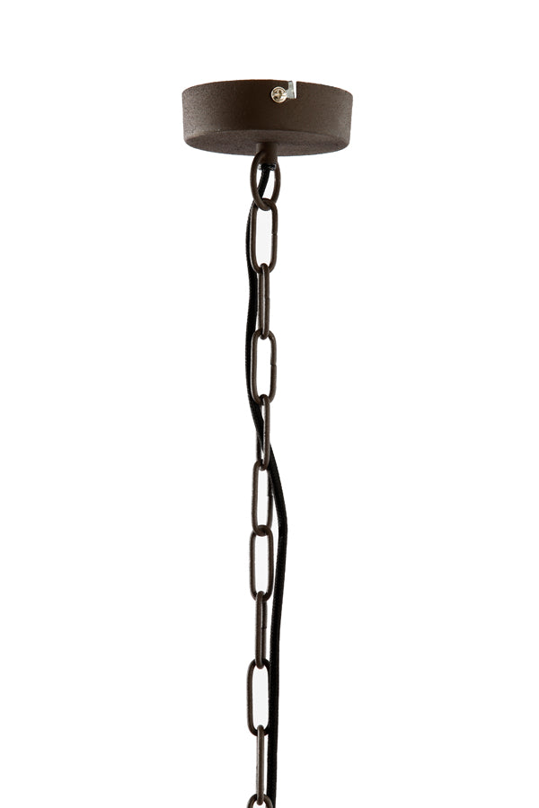 Hanging lamp 60x23 cm BAHOTO matt dark brown