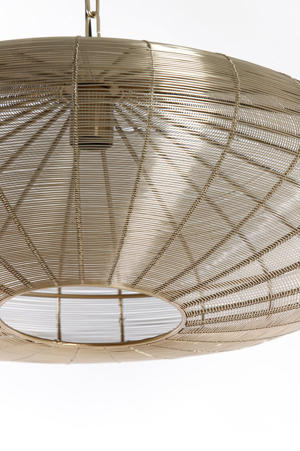 Hanging lamp 60x23 cm BAHOTO light gold