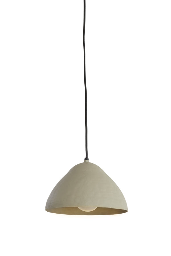 Hanging lamp 25x15 cm ELIMO matt light grey