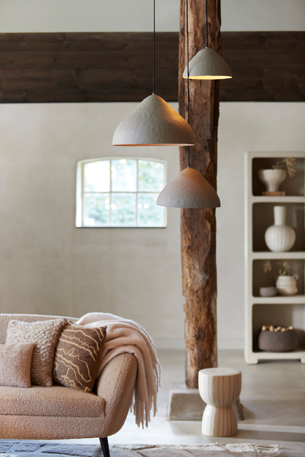 Hanging lamp 32x20 cm ELIMO matt light grey