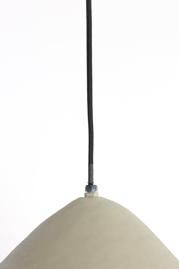 Hanging lamp 40x25 cm ELIMO matt light grey