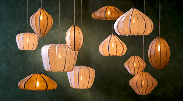 Hanging lamp 58,5x40 cm ZUBEDA cream