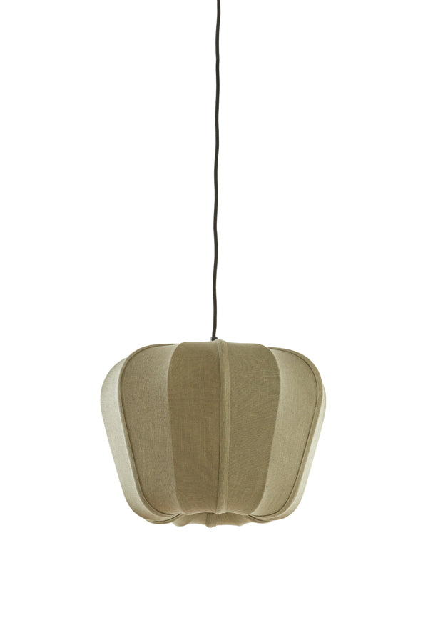 Hanging lamp 40x30 cm ZUBEDO olive green