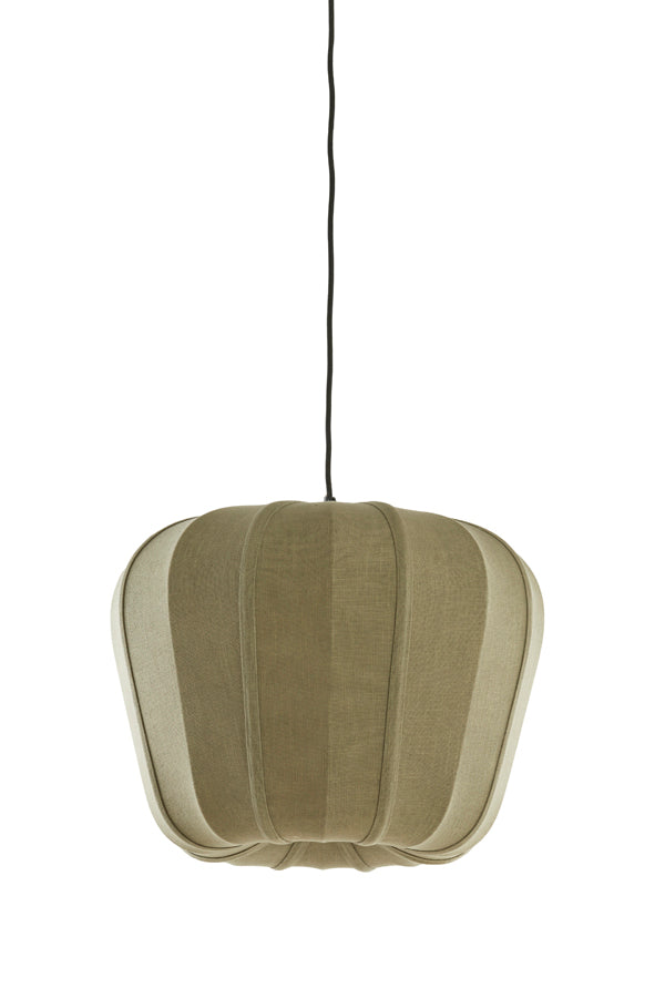 Hanging lamp 49,5x38 cm ZUBEDO olive green