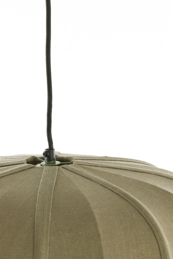 Hanging lamp 49,5x38 cm ZUBEDO olive green