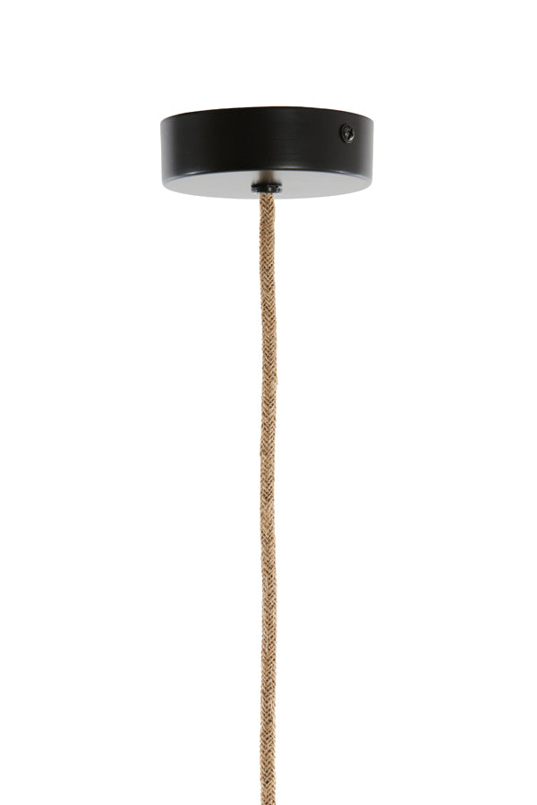 Hanging lamp 42x42 cm MAKASSAR silk cream