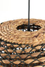 Hanging lamp 50x23,5 cm TRIPOLI rattan natural+black