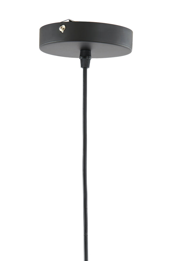 Hanging lamp 50x23,5 cm TRIPOLI rattan natural+black