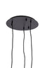 Hanging lamp 3L E14 30x23 cm MEZZA glass brown