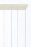 Hanging lamp 10L 120x19x14 cm BISHO glass clear+cream