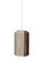 Hanging lamp 30x46 cm KOZANA cream+dark brown