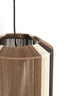 Hanging lamp 30x46 cm KOZANA brown+cream+dark brown