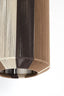 Hanging lamp 30x46 cm KOZANA brown+cream+dark brown