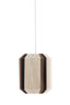 Hanging lamp 36x43 cm KOZANA cream+dark brown