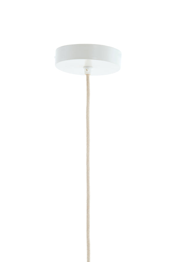 Hanging lamp 36x43 cm KOZANA cream+dark brown