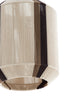 Hanging lamp 36x43 cm KOZANA cream+dark brown