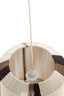 Hanging lamp 36x43 cm KOZANA cream+dark brown