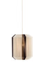 Hanging lamp 36x43 cm KOZANA cream+dark brown