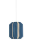 Hanging lamp 36x43 cm KOZANA blue+cream