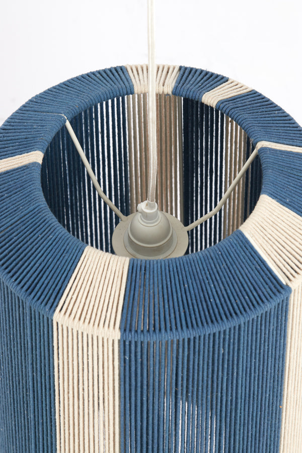 Hanging lamp 36x43 cm KOZANA blue+cream