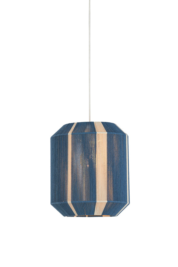 Hanging lamp 36x43 cm KOZANA blue+cream