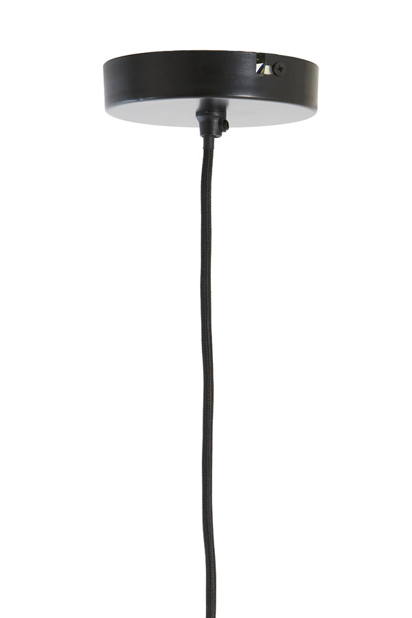 Hanging lamp 36x43 cm KOZANA brown+cream+dark brown
