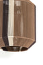 Hanging lamp 36x43 cm KOZANA brown+cream+dark brown