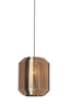 Hanging lamp 36x43 cm KOZANA brown+cream+dark brown