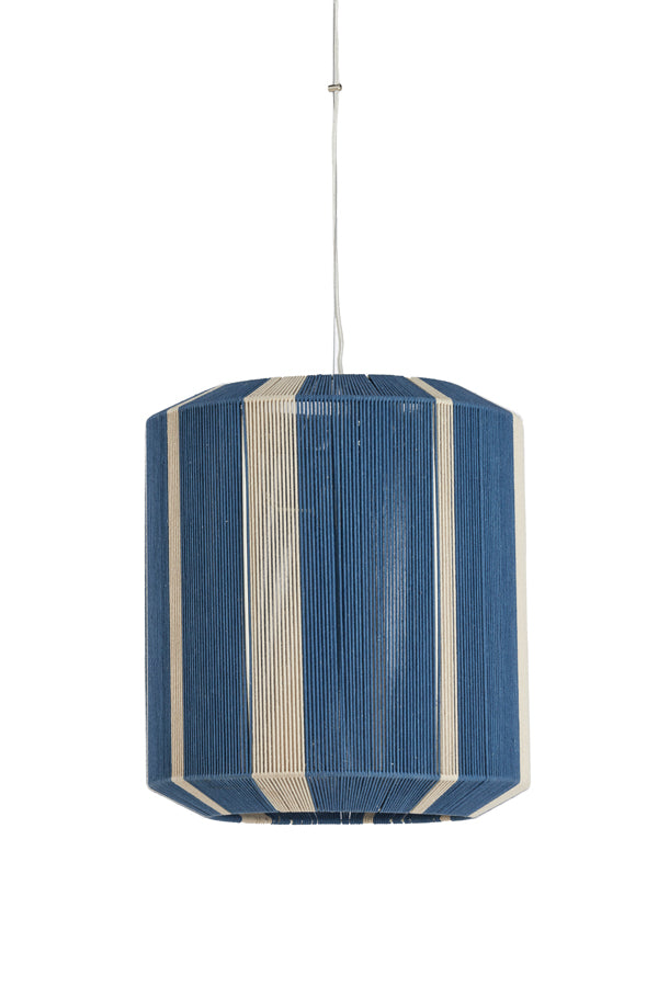 Hanging lamp 48x55 cm KOZANA blue+cream
