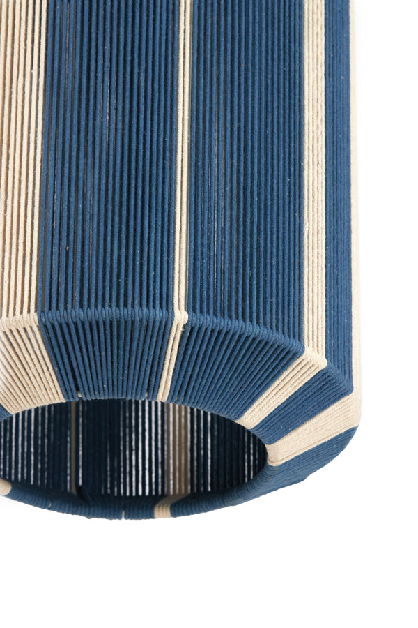 Hanging lamp 48x55 cm KOZANA blue+cream