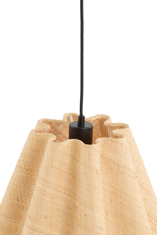 Hanging lamp 40x36 cm BEZAHA raffia natural