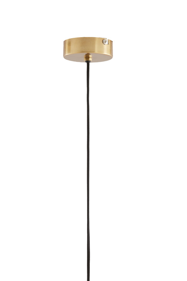 Hanging lamp 26x28 cm CETARA beads brown+bronze