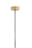 Hanging lamp 26x28 cm CETARA beads orange+bronze