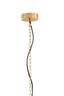 Hanging lamp 33x38 cm CETARA beads silver+bronze