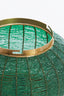 Hanging lamp 33x38 cm CETARA beads dark green+bronze