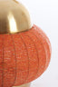 Hanging lamp 33x38 cm CETARA beads orange+bronze