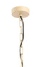 Hanging lamp 31x39 cm KABINDA beads natural
